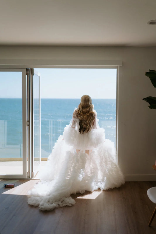 Kelsey Tulle Bridal Robe